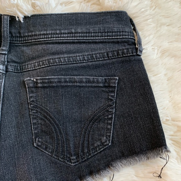 Hollister Shorts Black Denim Hollister Shorts Poshmark